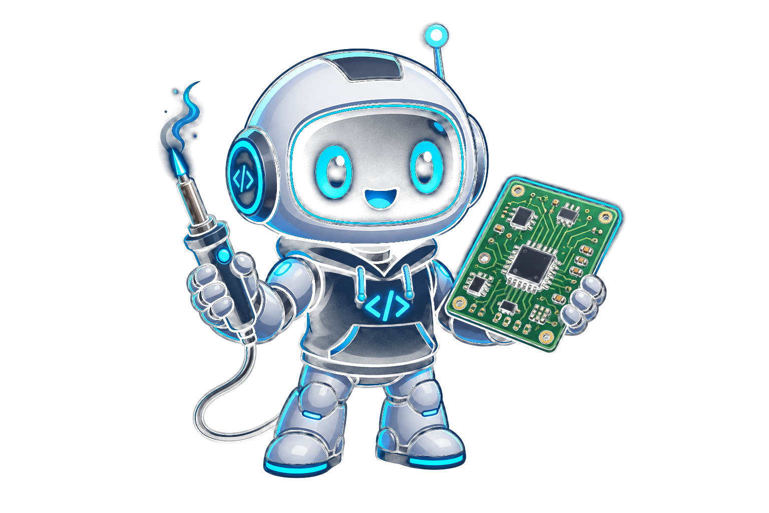 Cyber Geek Mascot